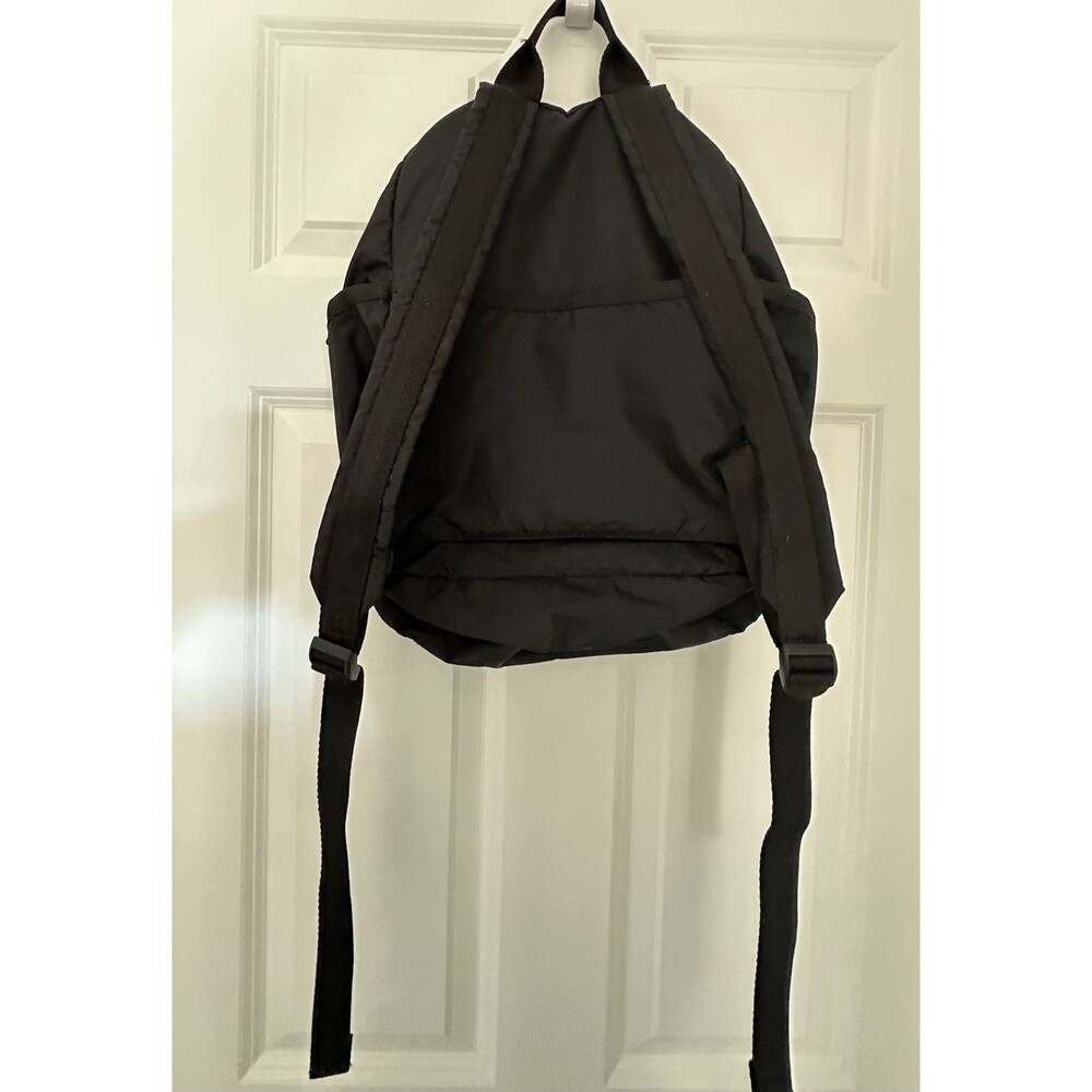 LeSportsac Route Black Backpack Multi Zipper Clean - Picture 6 of 16